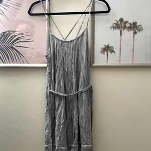 Abercrombie summer dress; crisscross back swing